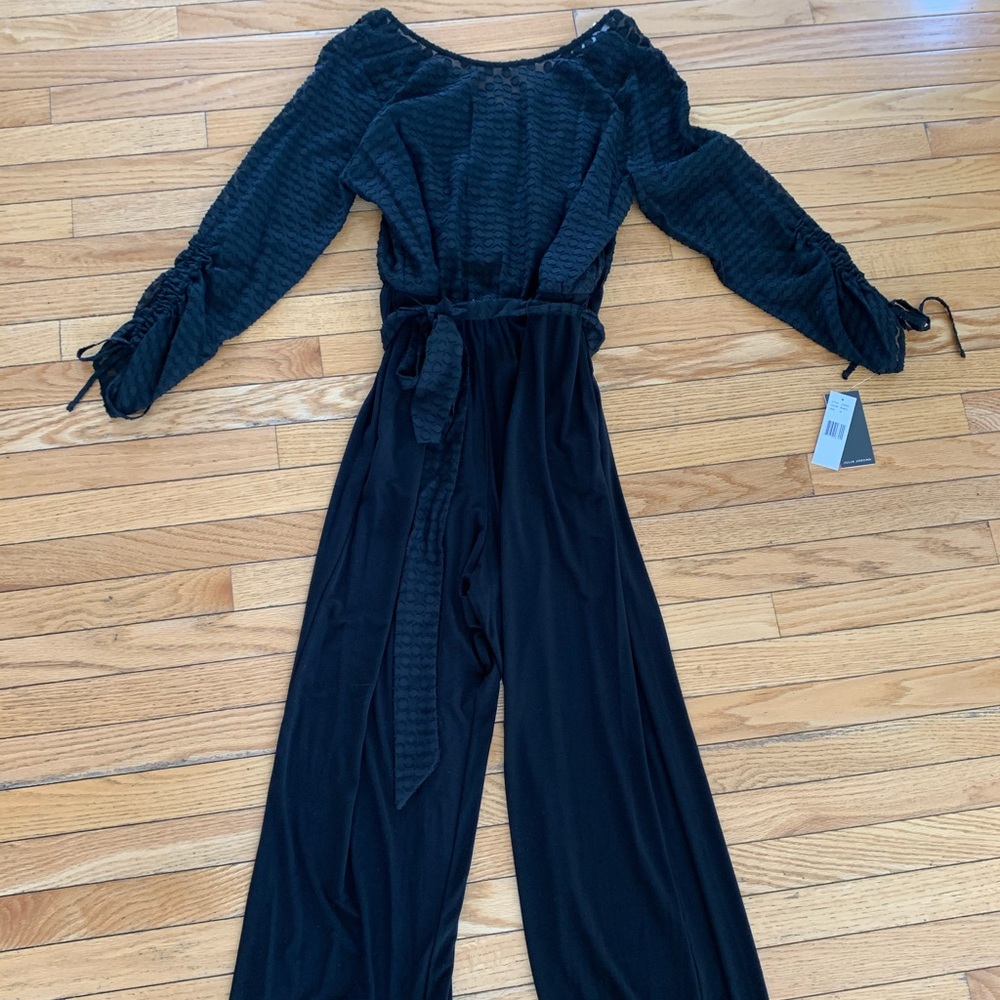 Julia Jordan Black Jumpsuit 16 NWT Nordstrom New